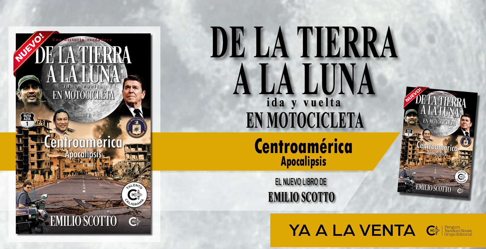 De la Tierra a la Luna ida y vuelta en motocicleta - Centroamérica Apocalipsis